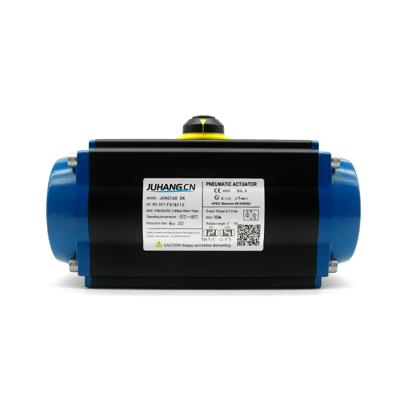 Pneumatic actuator rak lan pinsion tumindak jha01960da